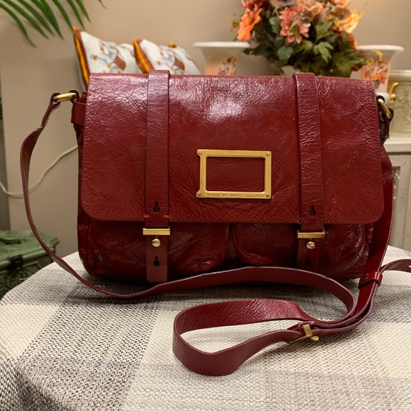 Marc By Marc Jacobs Handbags - Vintage Marc Jacobs Red Leather Crossbody